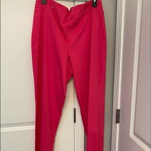 Hot pink dress pants! NWT